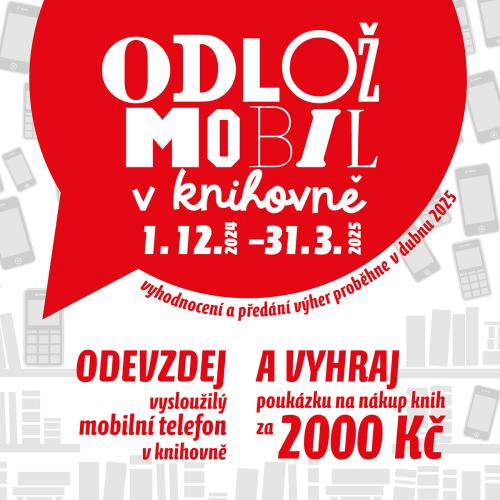 Odlož mobil v knihovně