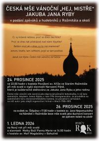 česká mše vánoční, plakát česká mše vánoční, plakát