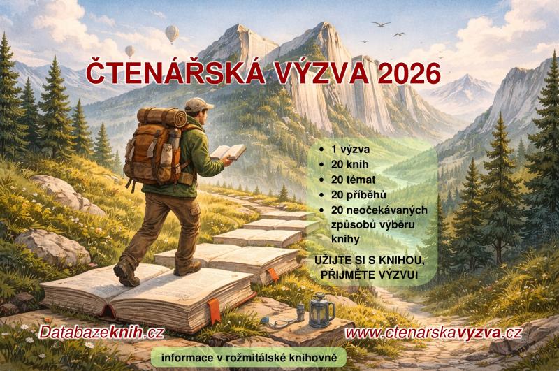 čtenářská výzva 2026 plakát